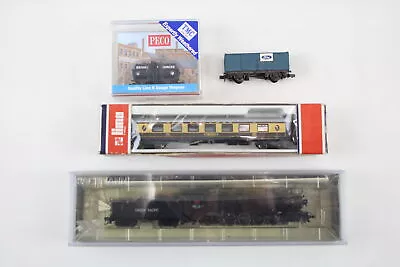 N Gauge Inc Spectrum Union Pacific Mountain Steam Loco Lima Carriage Boxed Etc • £31