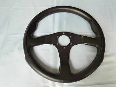 03-96 MOMO CORSE Leather Steering Wheel BLK D35 KBA70116  35cm 13.78  • $139.50