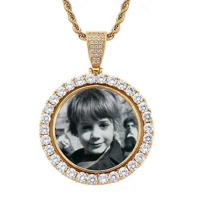 Picture Necklace Personalized Photo Pendant Customized Memory Medallion Pendant  • $18.79