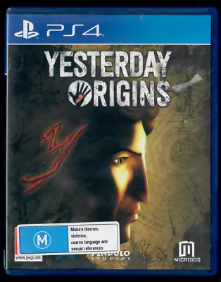 Yesterday Origins Sony PlayStation 4 PS4 Game • $24.99