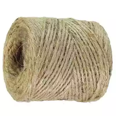 £23.40 • Buy 10m-1000M Metre Natural Brown Shabby Rustic Twine String Shank Craft Jute 3ply