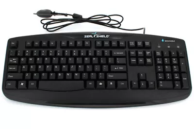 Seal Shield STK503 Wired Medical USB Keyboard BLK Water Resistant Antimicrobial • $49.99