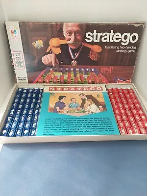 Vintage 1975 MILTON BRADLEY Stratego Game No. 4916  Complete Box Has Wear • $29.99