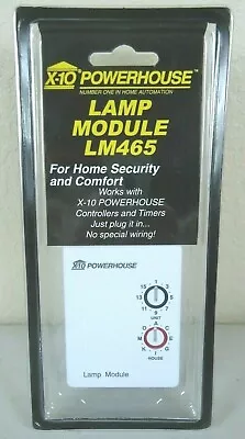 X10 Powerhouse Lamp Module LM465 - NEW IN BOX Security Controller Timer Plug-In • $9.99