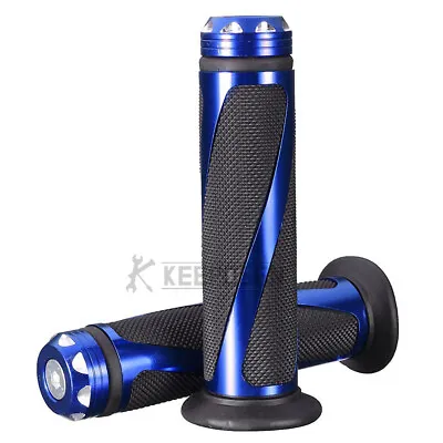 Motorcycle Hand Grips Rubber Gel 7/8  Handle Bar For Honda CBR600F4i CBR600RR • $10.05