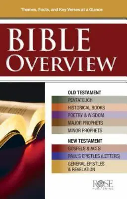 Bible Overview: Know Themes Facts And Key Verses At A Glance • $4.41