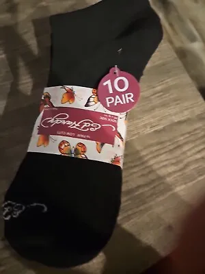 Ed Hardy Womens Low Cut 10 Pairs Brand New Size 9 - 11 Medium Socks • $22.99