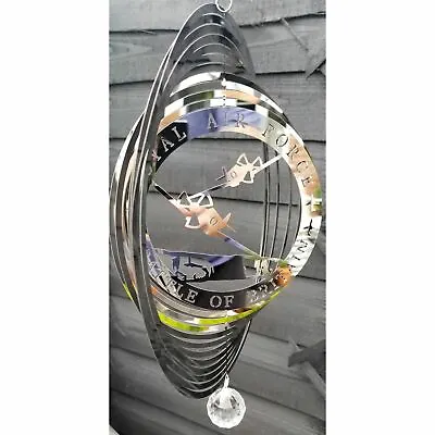 Stainless Steel Garden Wind Spinner - Battle Of Britain Spitfires • £19.99