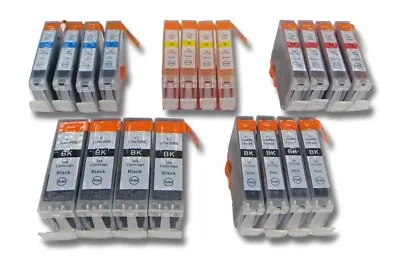 20 Multicolour Ink Cartridges For Canon Pixma IP4000 IP3000 I560 I865 I550 • £32.69