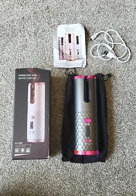 £8.50 • Buy Wireless USB Automatic Hair Curling Iron Ceramic Wand Curler Tool Tongs SL-866 