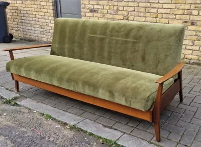 1960s Re Upholstered Danish Sofabed • £850