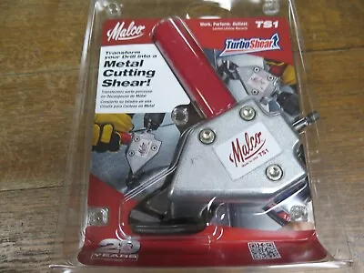 Malco Turbo Shear TS1 Transform Drill Into A Metal Cutting Shear! Cuts 20 Gauge • $45