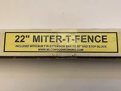 22  Miter-t-fence Extension To 36  And Stop Block  MLCSwoodworking • $39.99