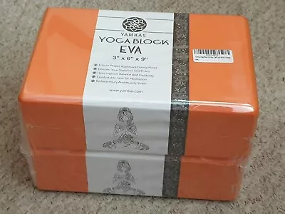 EVA Yoga Blocks Set Of 2 Orange • £7