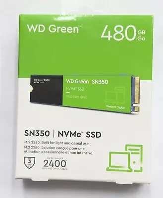 Western Digital SSD 1TB 480GB 240GB SATA III 2.5  OR M.2 2280 Solid State Drive • £37.99