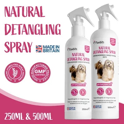 £7.99 • Buy Hypoallergenic Dog Detangler Spray, Hair Conditioner Dematting & Detangling RSPO