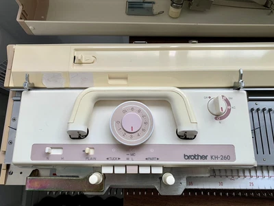 £300 • Buy Brother Chunky Punch Card Knitting Machine KH260 With Table