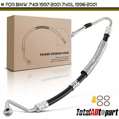 Power Steering Pressure Line Hose Assy For BMW E38 740i 97-01 740iL 96-01 4.4L • $45.99