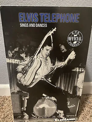 Elvis Presley Telephone Vintage Jail House Rock Telemania Figurine Music Box • $80