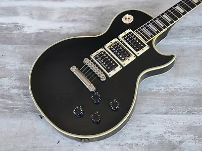 1977 Greco Japan EG-600PB Les Paul Custom Black Beauty (Ebony) • $1675