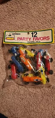 Vintage Unique Industries 12 Party Favors Racers #8710 Hong Kong  • $9.99