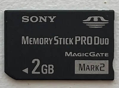 Sony 2Gb Memory Stick Pro Duo Magic Gate Memory Card • $9.95