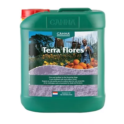 CANNA Terra Vega 5 Liter Bottle (7/21/24) Medicinal GROW BIG SMELLY FLOWERS! • $85.95