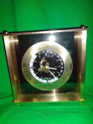 Seiko Quartz Besploke World Clock International & Date Line With Flying Airplane • $59