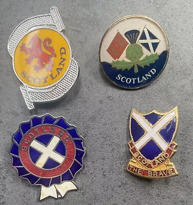 COLLECTION OF 1970s SCOTLAND FOOTBALL BADGES COFFER ENGLAND GLASGOW FA CUP • £9.99