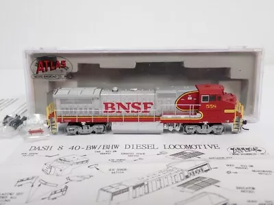 Atlas N Scale No.558 BNSF Dash 8-40-BW Diesel Locomotive In The Box #48812 • $90