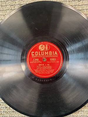 $14.99 • Buy Louis Armstrong Knockin' A Jug  78 Rpm Record Vg