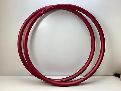 New 26  VELOCITY 35 BLUNT Bicycle RIMS 36 Hole RED Clinchers 559 • $249.99