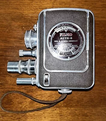 Vintage Bell & Howell Filmo Auto 8 Video Camera With Wrist Strap • $80
