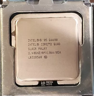 Intel Core 2 Quad Q6600 2.4GHz Quad-Core Processor SLACR Processor • $14.99