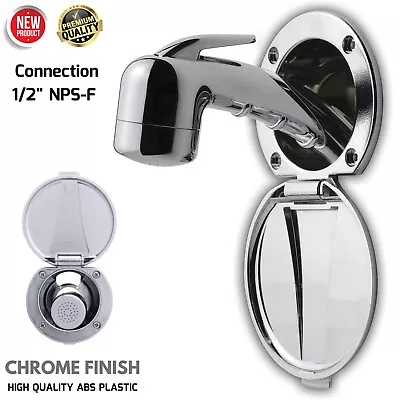 Marine Recessed Transom Shower Sprayer Pull-out Hose For Boat Fresh Water Wash • $182.75