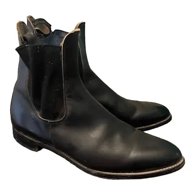 Vintage MARLBOROUGH Beatles” Boots Women’s Sz 8 B Leather Black Made In England • $65