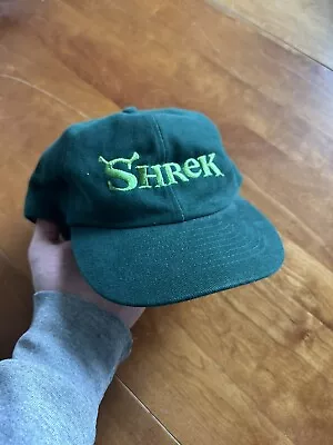 Rare Vintage Shrek Movie Promo Adjustable Hat Cap Dreamworks SnapBack • $89.99