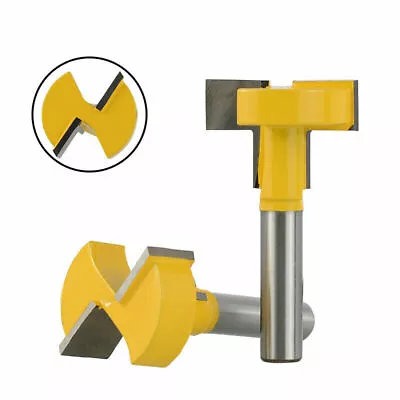 T Slot Router Bit Carbide T-Track Slotting Wood Milling Cutter 8mm Shank • $9.03