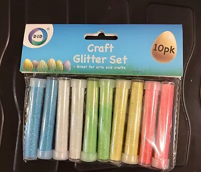 10pc Craft Glitter Set • £2.25
