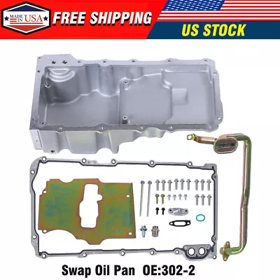 302-2 Engine Oil Pan Kit Low Profile For LS1 LS2 LS3 4.8L 5.3L 5.7L 6.0L 6.2L • $120.99