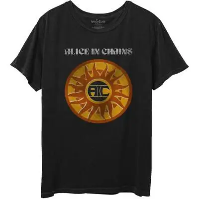 Alice In Chains Circle Sun Vintage Official Tee T-Shirt Mens • $41.79