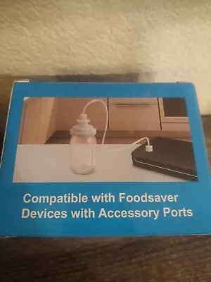 $10 • Buy Mason Jar Vacuum Sealer Kit For Foodsaver Food Saver Jar Sealer Attachment Food