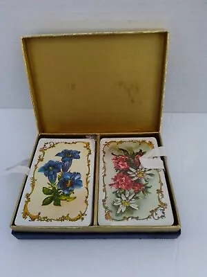 Vintage Kingsbridge Piatnik Vienna 24 KT. Gold Tipped Playing Cards Austria  • $10