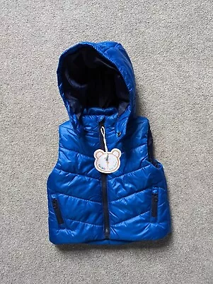 BNWT Blue Baby Gilet Bodywarmer 3-6 Months • £8