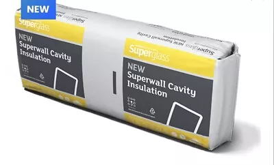 125mm   Superglass Superwall 36 Cavity Insulation (3.28m2 Per Pack) • £32