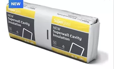 150mm Superglass Superwall 36 Cavity Insulation (3.28m2 Per Pack) • £38.49