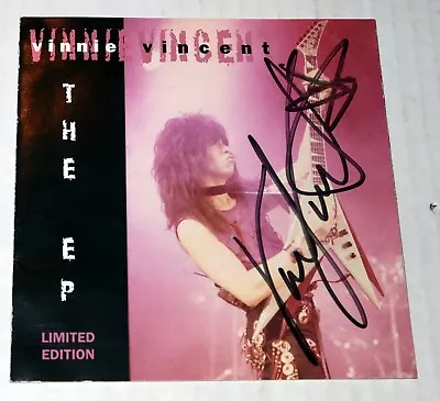 Autographed KISS CD -VINNIE VINCENT  The EP  BOOKLET Only • $40