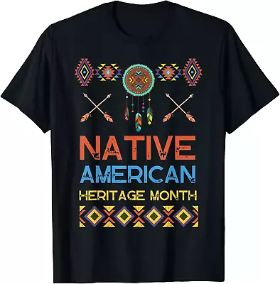 Native American Heritage Month November Classic Indian Pride T-Shirt • $13.73