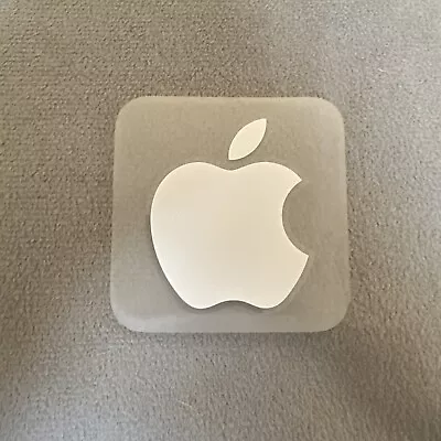 Genuine Original White Apple Logo Sticker IPad/ IPhone / IMac / MacBook • £1.49