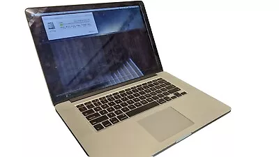 Apple Macbook Pro 15  A1398 Retina I7 2.6GHz 8GB Ram 250GB SSD - Cracked Screen • $89.99